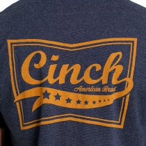 Cinch Heathered Navy T-Shirt XL