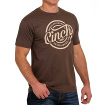 Cinch Brown T-Shirt for Men