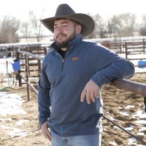 Cinch Sweater Knit 1/4 Zip Pullover M
