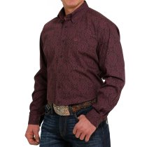 Cinch Paisley Western Shirt for Men L