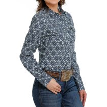 Cinch Printed Western Snap Shirt for Women