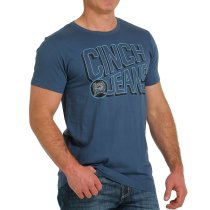Cinch Heathered Blue T-Shirt XL