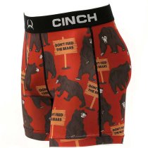 Cinch 6 Inch Boxer Briefs - Don't Feed The Bears