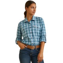 Ariat Rebar Made Tough DuraStretch Shirt - Women M