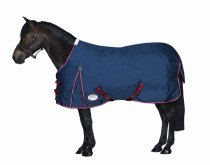 WeatherBeeta Original Lite Weight Pony Sheet - Navy/Red