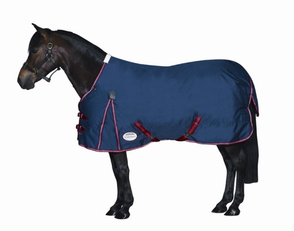 WeatherBeeta Original Lite Weight Pony Sheet - Navy/Red