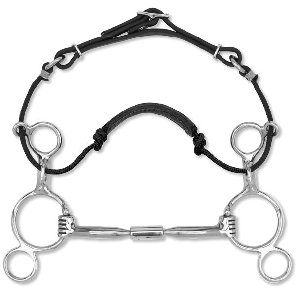 Myler 2-Ring Combination Bit Snaffle Wide Barrel MB 02