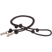 Tory Leather Knotted Poly Barrel Reins
