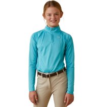 Ariat Girl's Sunstopper 2.0 1/4 Zip Baselayer Shirt