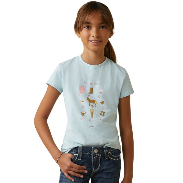 Ariat Time to Show T-Shirt for Girls L