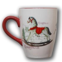 Winter Rocking Horse Mug