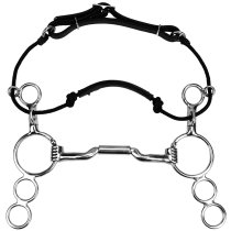 Myler 3-Ring Combination Bit Mullen with Low Ported Barrel MB 06