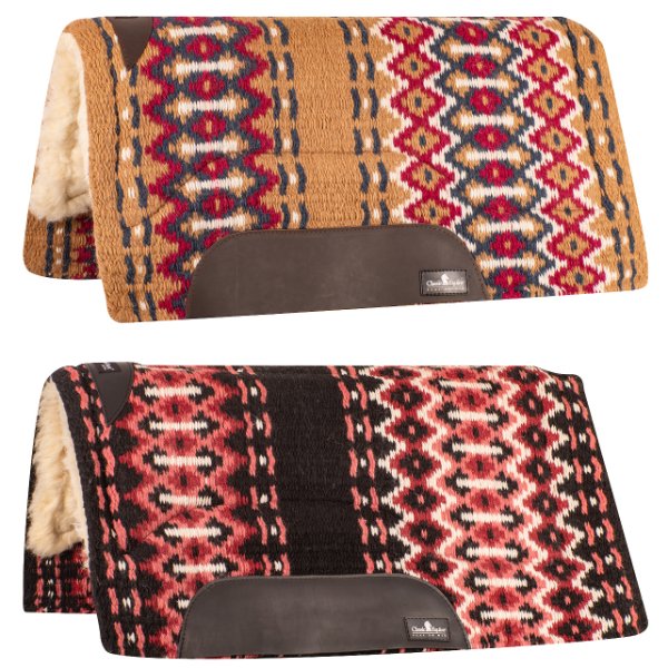 Classic Equine Sensorflex Wool Straight Top Saddle Pad
