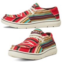 Ariat Youth Hilo Shoes in Pastel Serape 4, 5