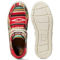 Ariat Youth Hilo Shoes in Pastel Serape 4, 5