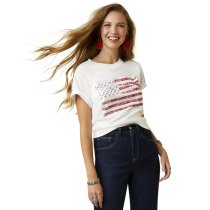 Ariat Small Town American Flag T-Shirt for Women