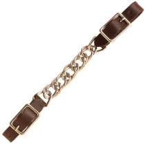 Tory Leather Twisted Curb Chain Strap