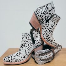 Ariat Dixon Western Boots - Cow Hair On