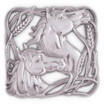 Arthur Court Trivet Horse with Wheat