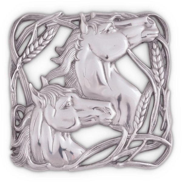 Arthur Court Trivet Horse with Wheat