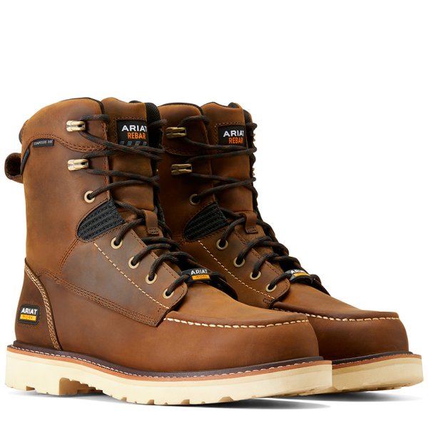 Ariat Rebar Lift 8" H2O Work Boots Composite Toe