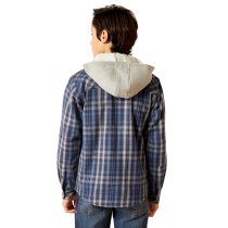 Ariat Boys Hanley Flannel Hoodie Jacket M