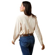 Ariat REAL Jurlington Snap Shirt for Women Sand