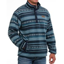 Cinch Men's Pullover in Printed Polar Fleece