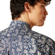 Ariat Wrinkle Free Kohen Classic Fit Shirt for Men XS