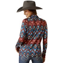 Ariat Laguna 1/4 Zip Top for Women - Baja Print L