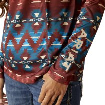 Ariat Laguna 1/4 Zip Top for Women - Baja Print L