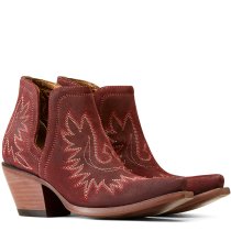 Ariat Dixon Western Boots - Merlot Suede