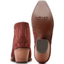 Ariat Dixon Western Boots - Merlot Suede