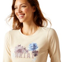 Ariat Peonies T-Shirt with Long Sleeves