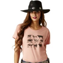 Ariat Cow Chart T-Shirt for Women M