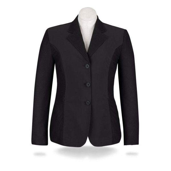 RJ Classics Harmony PLUS Ladies Mesh Show Coat Black