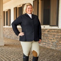 RJ Classics Harmony PLUS Ladies Mesh Show Coat Black