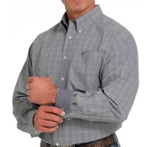 Cinch Button-Down Shirt in Plaid