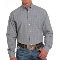 Cinch Button-Down Shirt in Plaid
