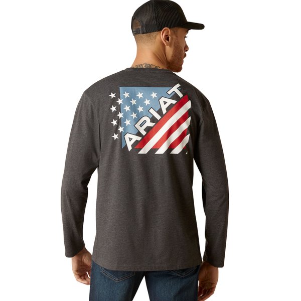 Ariat Star Spangled Long Sleeve T-Shirt for Men XXL
