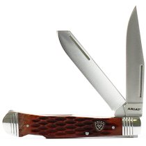 Ariat Two Blade Folding Knife - Trapper