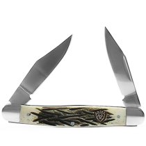 Ariat Folding Twin Blade Knife - Muskrat