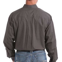 Cinch Brown Print Button Down Shirt