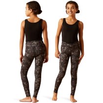 Ariat Eos Etch Half Grip Tights for Girls
