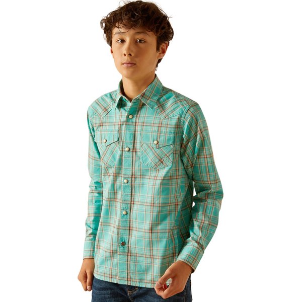 Ariat Hudsyn Retro Snap Shirt for Boys
