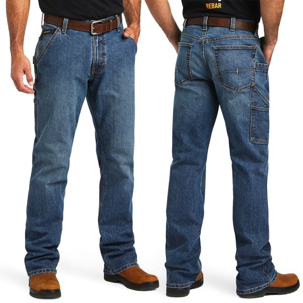 Ariat Rebar M4 DuraStretch Workhorse Boot Cut Jeans 48x30