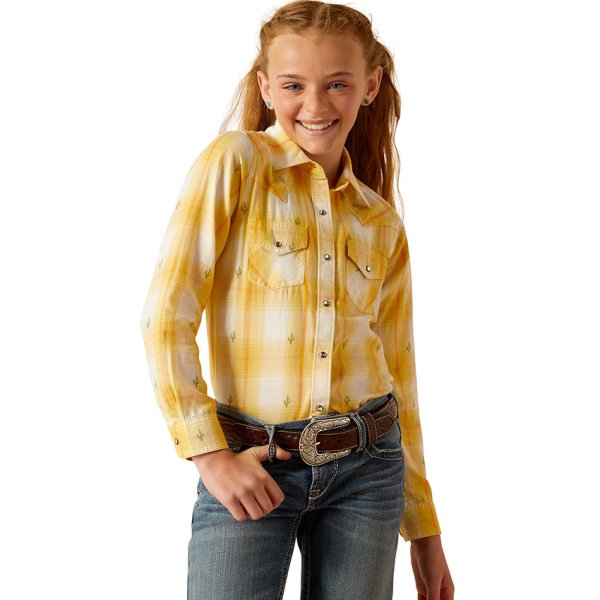 Ariat Glenrock Western Snap Shirt for Girls