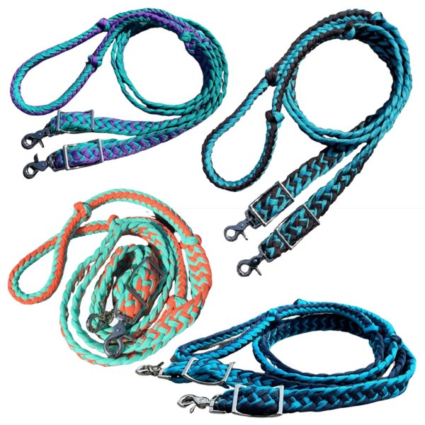 Barrel Reins - Two Tone