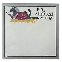 Hatley "Fifty Shades Of Hay" Sticky Notes
