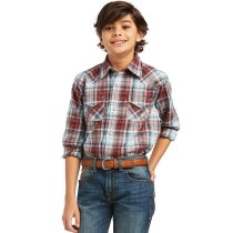 Ariat Hugh Retro Snap Shirt for Boys M